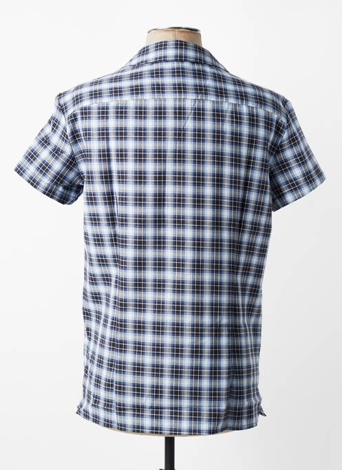 Cămașă cu mâneci scurte buzunare albastru MBM homme