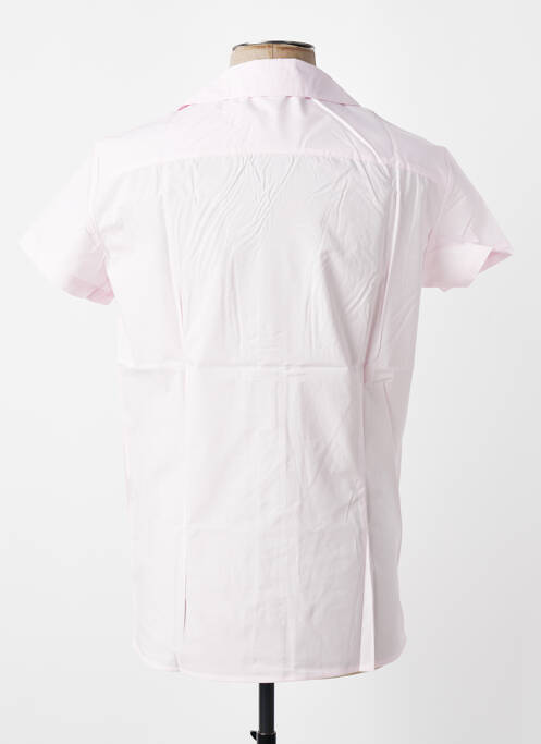 Cămașă cu mâneci scurte buzunare roz MBM homme