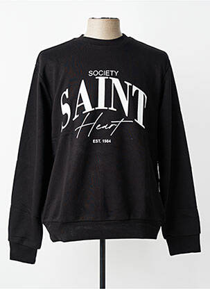 Hanorac țesătură jersey mâneci lungi negru MBM homme