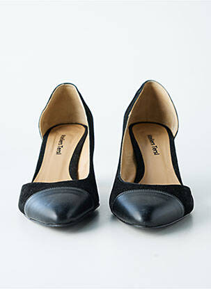 Pantofi cu toc nubuc toc de 7 la 9 cm negru ATELIERS TERSI femeie
