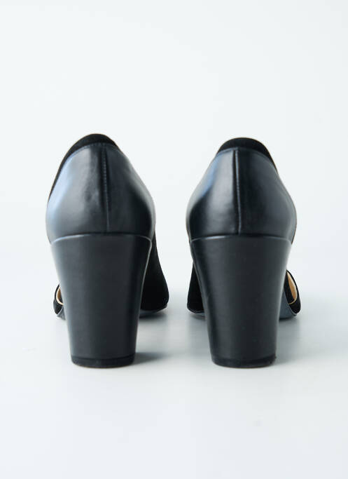 Pantofi cu toc nubuc toc de 7 la 9 cm negru ATELIERS TERSI femme