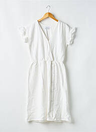 Rochie midi mâneci scurte mâneci scurte alb ANNE DURRIEU femme
