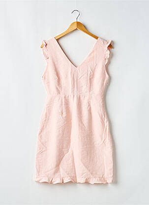 Rochie scurtă fără mâneci fără mâneci roz SUNCOO femeie