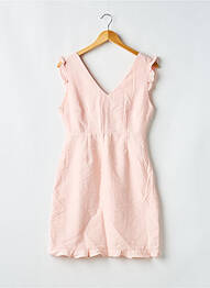 Rochie scurtă fără mâneci fără mâneci roz SUNCOO femme