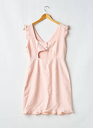 Rochie scurtă fără mâneci fără mâneci roz SUNCOO femeie