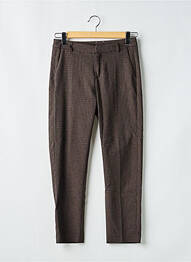 Pantalon drept elasticitate mărime normală maro I.CODE (By IKKS) femme