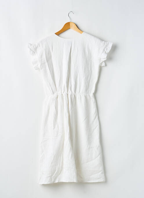 Rochie midi mâneci scurte mâneci scurte alb ANNE DURRIEU femme