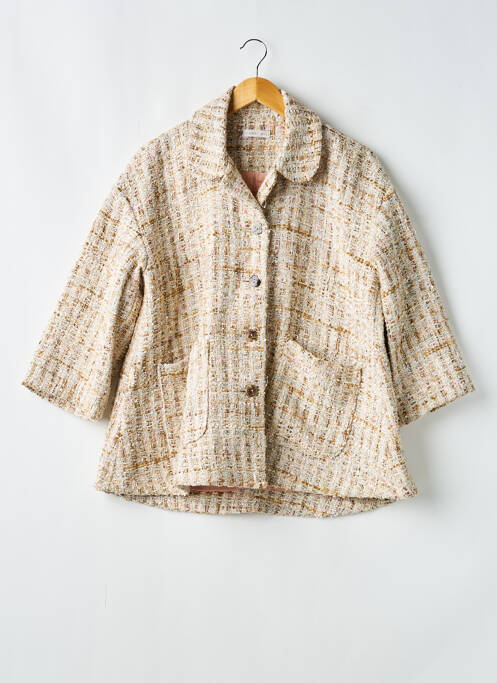 Jachete casual croială dreaptă bej JANNE MILL femme