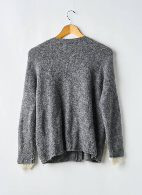 Vestă cu mâneci lungi elasticitate gri SÉZANE femme