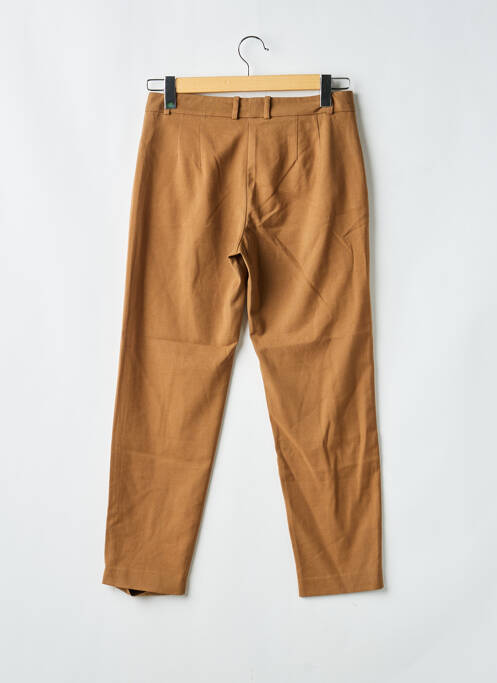 Pantalon drept elasticitate mărime normală maro MANGO femme