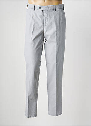 Pantalon chino țesătură melanj mărime normală gri MMX bărbat