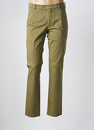 Pantalon chino bio mărime normală verde MEYER bărbat