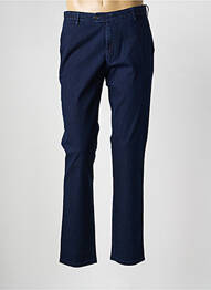 Pantalon chino elasticitate talie joasă albastru MEYER homme