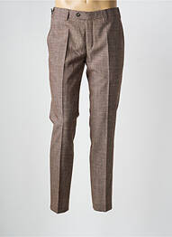 Pantalon chino țesătură melanj mărime normală maro MMX homme