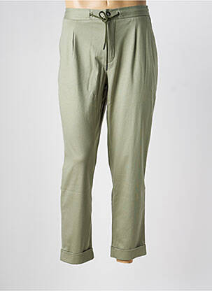 Pantalon chino elasticitate mărime normală verde DESOTO bărbat
