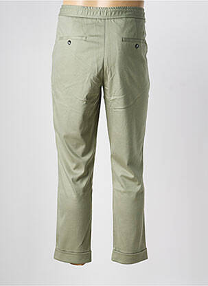 Pantalon chino elasticitate mărime normală verde DESOTO bărbat