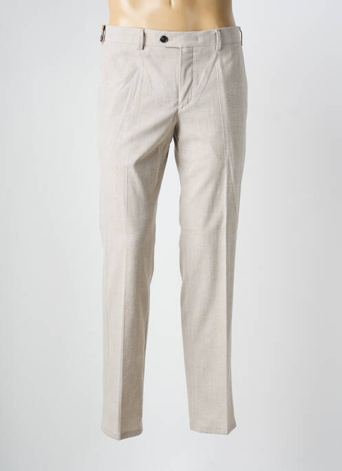 Pantalon chino țesătură melanj mărime normală bej MMX homme