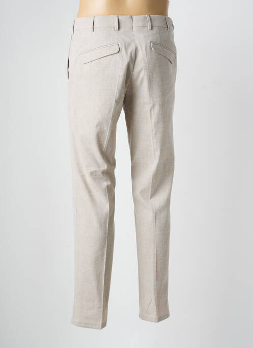 Pantalon chino țesătură melanj mărime normală bej MMX homme