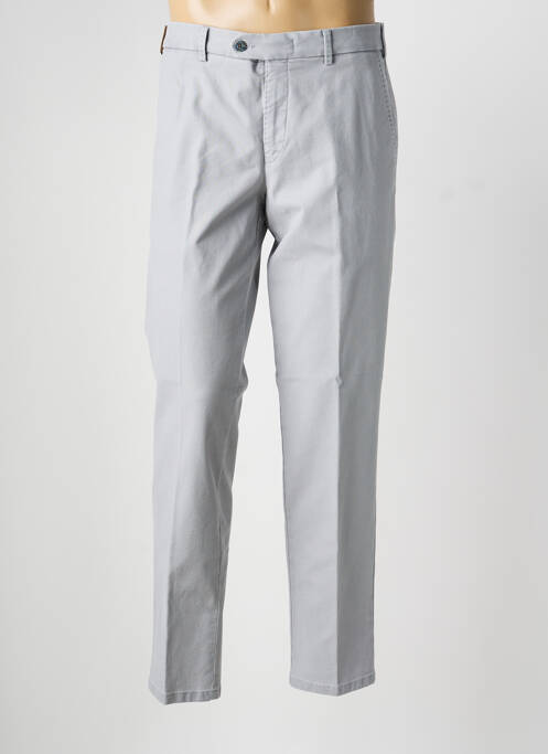 Pantalon chino țesătură melanj mărime normală gri MMX homme