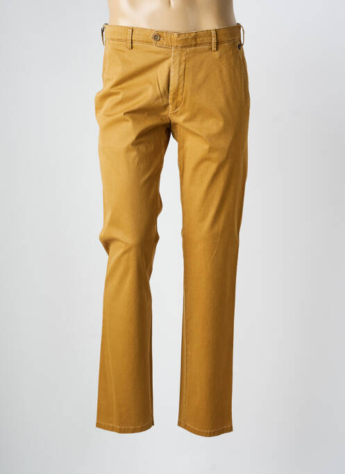 Pantalon chino elasticitate mărime normală galben MEYER homme