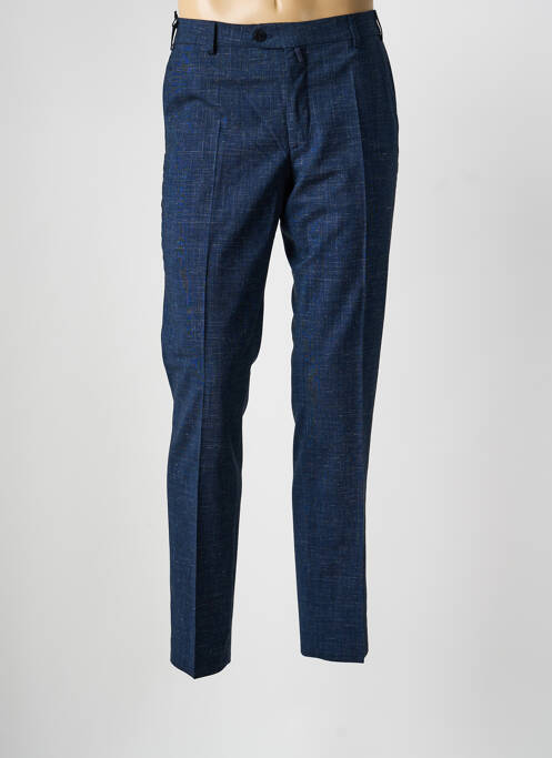 Pantalon chino țesătură melanj mărime normală albastru MEYER homme