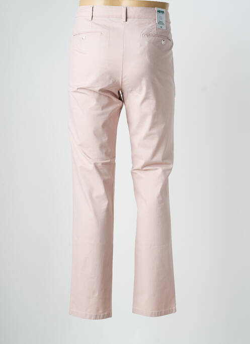 Pantalon chino elasticitate mărime normală roz MEYER homme