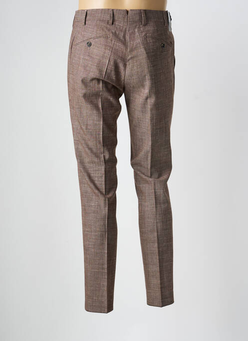Pantalon chino țesătură melanj mărime normală maro MMX homme