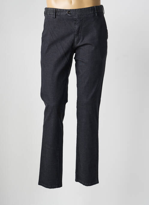 Pantalon chino țesătură melanj mărime normală negru MEYER homme