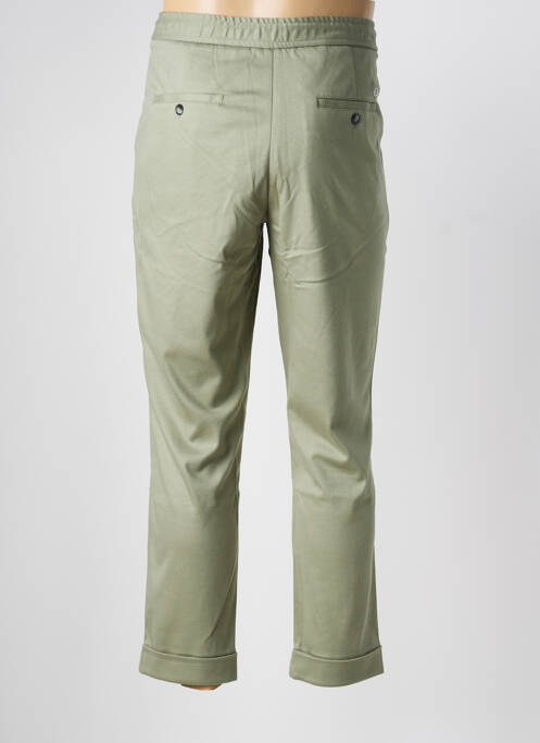 Pantalon chino elasticitate mărime normală verde DESOTO homme