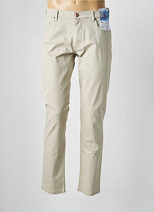 Pantalon slim elasticitate mărime normală bej M5 BY MEYER bărbat