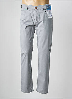 Pantalon slim țesătură poplin mărime normală gri M5 BY MEYER bărbat