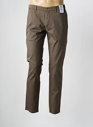 Pantalon chino elasticitate mărime normală verde M5 BY MEYER bărbat