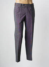 Pantalon slim țesătură melanj mărime normală gri MMX homme
