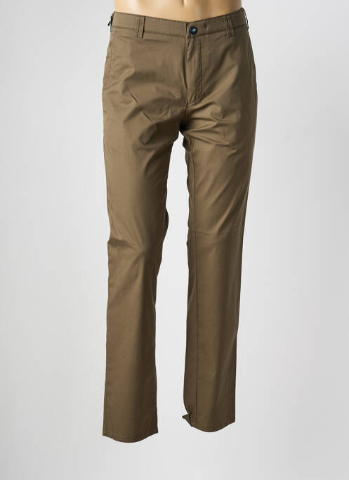 Pantalon chino închidere cu fermoar sub clapetă cu cârlig mărime normală verde MEYER homme