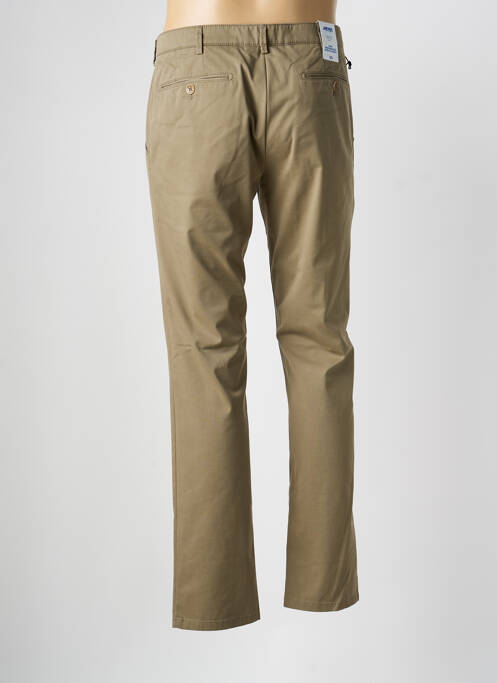 Pantalon chino închidere cu fermoar sub clapetă cu cârlig mărime normală verde MEYER homme