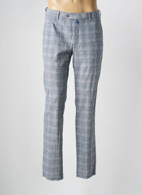 Pantalon slim țesătură melanj mărime normală albastru MEYER homme
