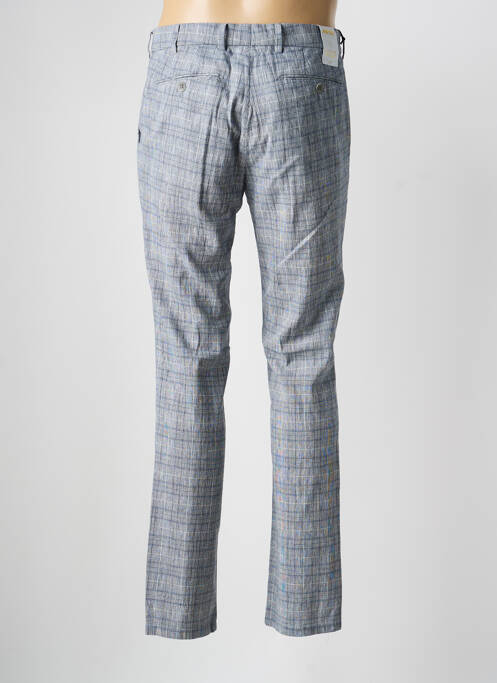Pantalon slim țesătură melanj mărime normală albastru MEYER homme