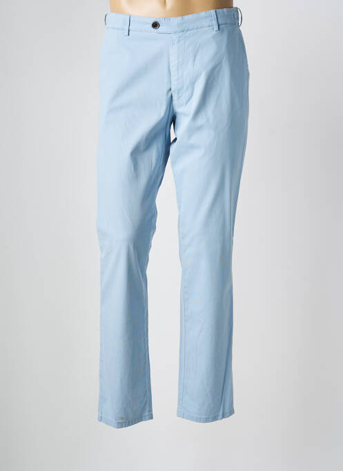 Pantalon chino țesătură poplin talie joasă albastru MEYER homme