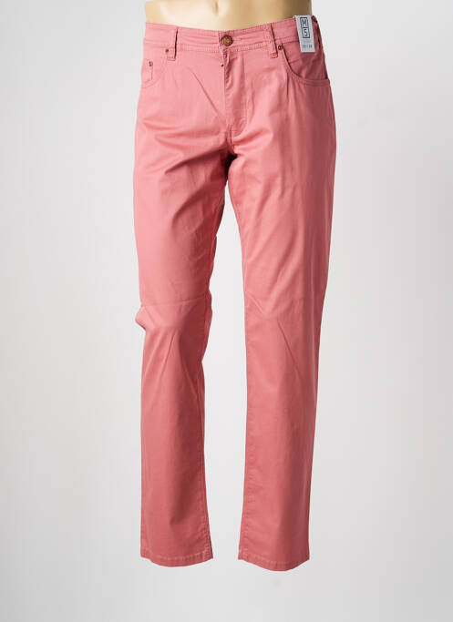 Pantalon slim țesătură poplin mărime normală roz M5 BY MEYER homme