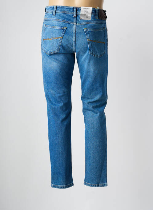 Blugi cu croială slim bio mărime normală albastru MMX homme