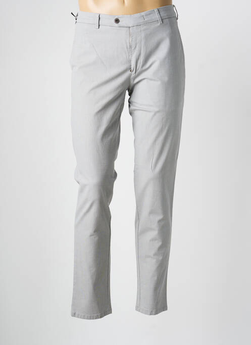 Pantalon chino țesătură melanj mărime normală gri MMX homme