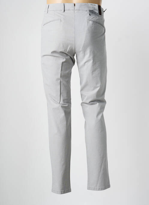 Pantalon chino țesătură melanj mărime normală gri MMX homme