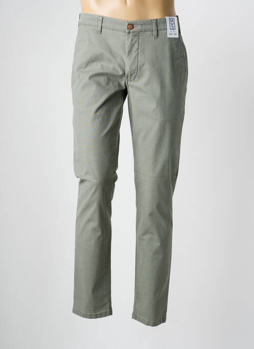 Pantalon chino țesătură melanj mărime normală verde M5 BY MEYER homme