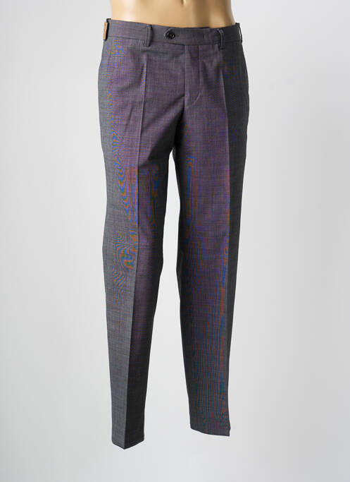 Pantalon slim țesătură melanj mărime normală gri MMX homme