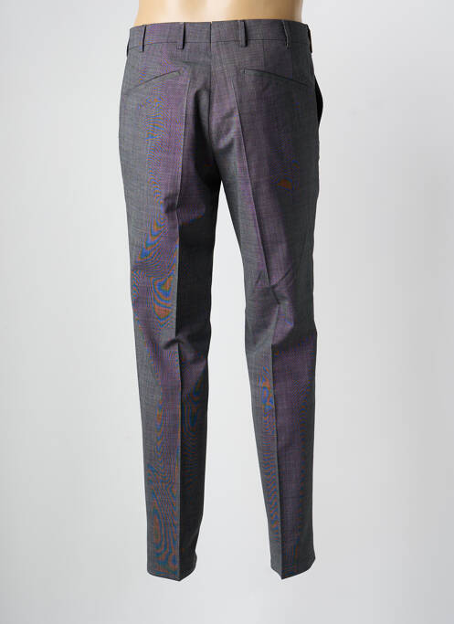Pantalon slim țesătură melanj mărime normală gri MMX homme