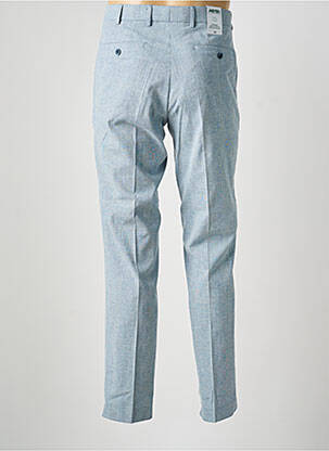 Pantalon chino imprimeu imprimeu prinț de wales talie înaltă albastru MEYER bărbat