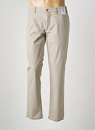 Pantalon chino țesătură poplin mărime normală bej M5 BY MEYER bărbat