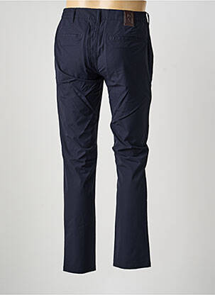 Pantalon chino țesătură poplin talie înaltă albastru M5 BY MEYER bărbat