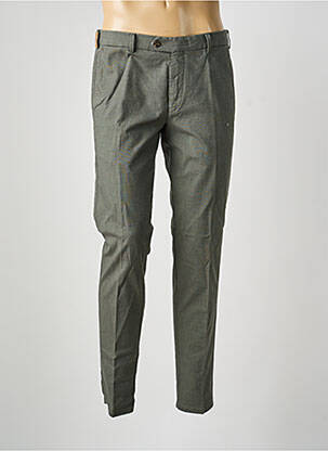 Pantalon chino țesătură melanj mărime normală verde MMX bărbat