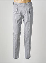 Pantalon chino țesătură melanj mărime normală gri MMX homme
